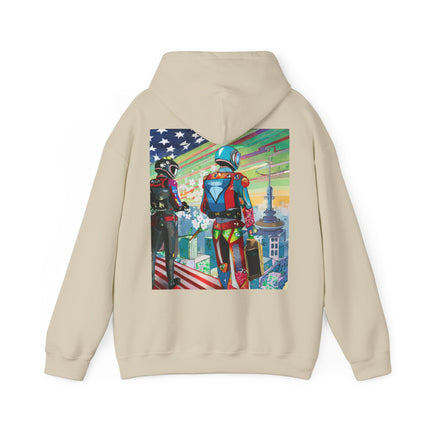 NSA Cyber Punk Computer Hacking Team – Heavy Blend™ Hooded Sweatshirt