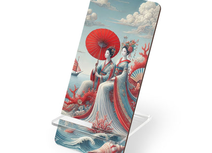 Ladies by the Quiet Sea Mobile Display Stand for Smartphones