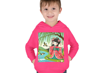 Sparrow Dance Geisha Fairy Toddler Pullover Fleece Hoodie