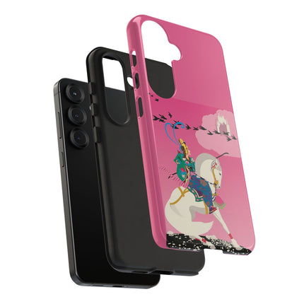 Samurai Princess on the White Steed Phone Case – Epic Grace & Mythic Power