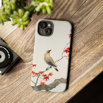 Japanese Bird on Maple by Ohara Koson Phone Cases