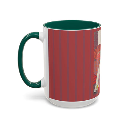 Les Coussins by Georges Lepape Colorful Mugs (11oz, 15oz)