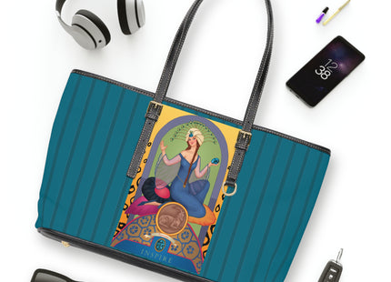 December & Tanzanite (from the Gem Series) by Sofia Chiostri PU Leather Shoulder Bag