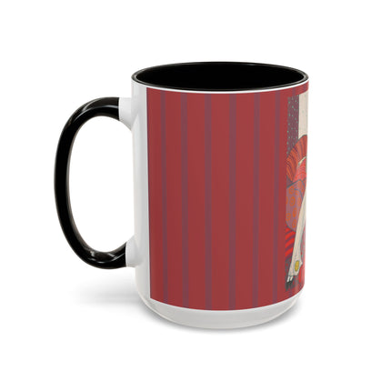 Les Coussins by Georges Lepape Colorful Mugs (11oz, 15oz)