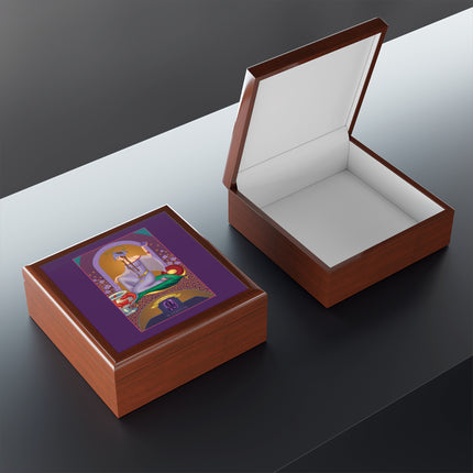February & Amethyst (from the Gem Series) by Sofia Chiostri Jewelry Box