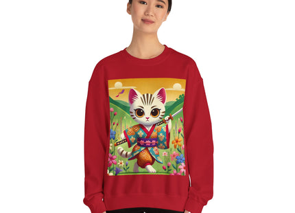 Samurai Kitten Unisex Heavy Blend™ Crewneck Sweatshirt