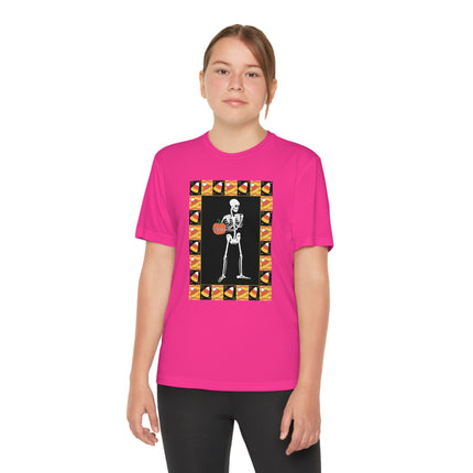 Candy Corn Skeleton Youth Competitor Tee