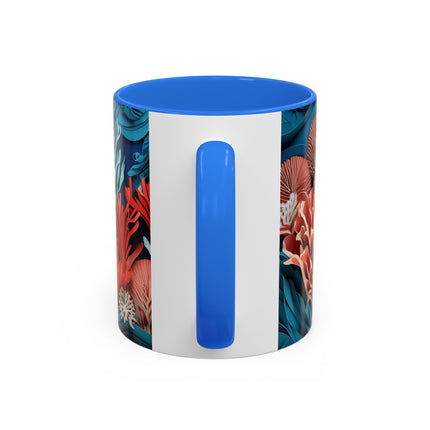 Enchanting Underwater Scene Colorful Mugs (11oz, 15oz)