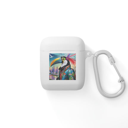 Cyber Toucan Chic AirPods Case Cover