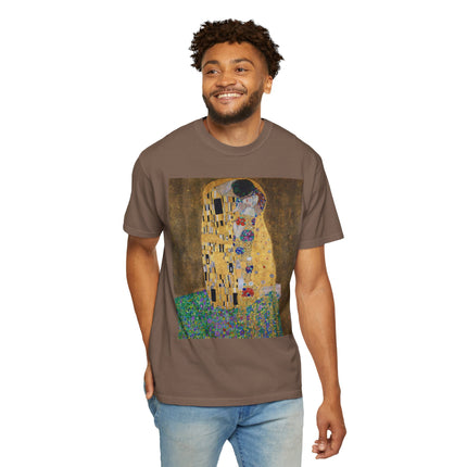 The Kiss by Gustav Klimt Unisex Garment-Dyed T-shirt