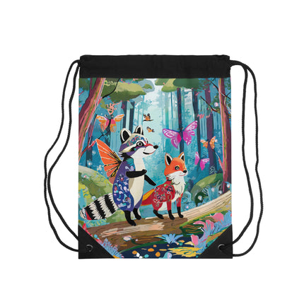 Whimsical Woodland Drawstring Bag