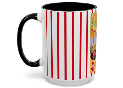 Art Deco Christmas Colorful Mugs (11oz, 15oz)