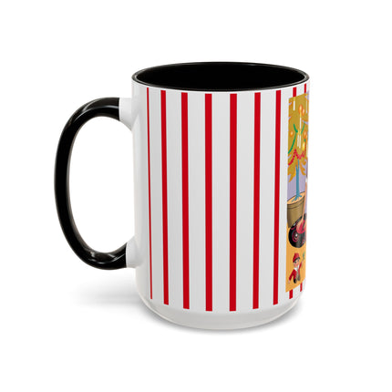Art Deco Christmas Colorful Mugs (11oz, 15oz)