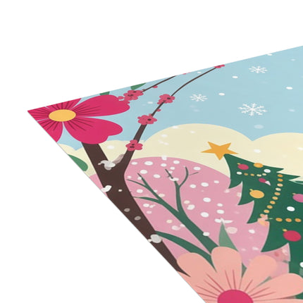 🦚❄️ The Ladies Of The Winter Aviary Greeting Card – Art Deco Holiday Fantasy
