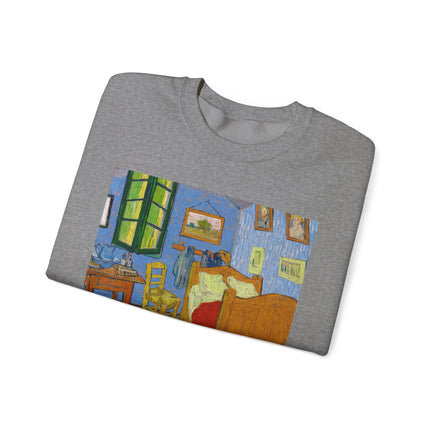 The Bedroom by Vincent van Gogh Heavy Blend™ Crewneck Sweatshirt
