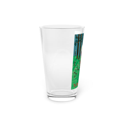 Peekaboo by Louis Wain Glass, 16oz