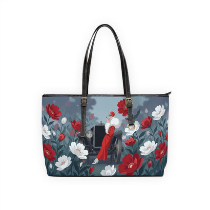 🚗🌺 The Lady Of The Grand Touring Car Shoulder Bag – Art Deco Motoring Elegance