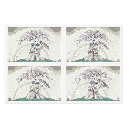 L’Arc-en-Ciel by George Barbier Sticker Sheets