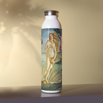 Birth of Venus by Sandro Botticelli Slim Water Bottle