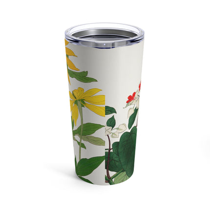 Clerodendrum & Rudbeckia Flower by Tanigami Kônan Tumbler 20oz