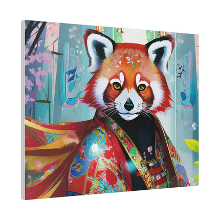 Cybernetic Red Panda Matte Canvas, Stretched, 0.75"