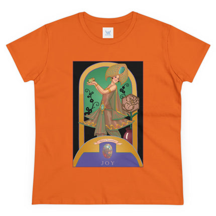 October & Opal, Tourmaline (from the Gem Series) by Sofia Chiostri Women's Midweight Cotton Tee