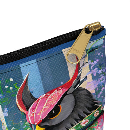 Cyberpunk Owl & Raven Pencil Case