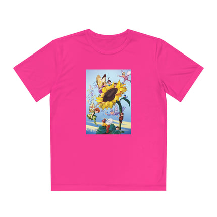 Sunflower Fairies by Margaret Tarrant Youth Competitor Tee – Golden Garden Magic & Storybook Wonder