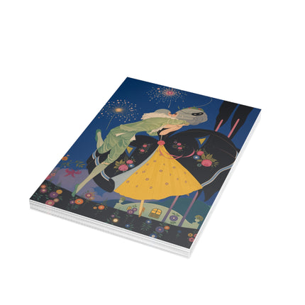 🎭🌼 The Midnight Masquerade Kiss Postcard Bundles – Art Deco Garden Romance