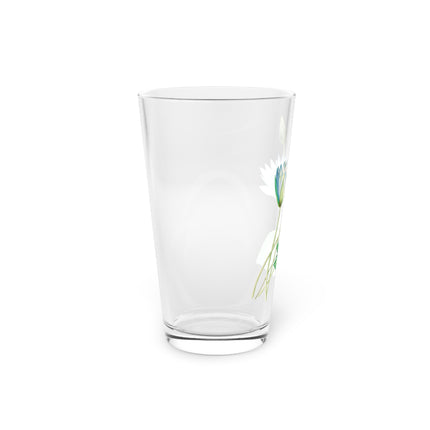 Egyptian Lotus Flower by Pierre-Joseph Redouté Glass, 16oz