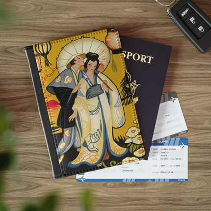 Golden Embrace Passport Cover
