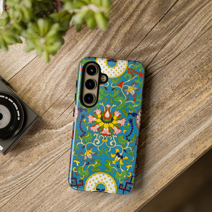 Chinese Floral Illustration by Owen Jones Phone Cases