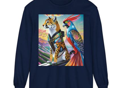 Cybernetic Duets Garment-dyed Long Sleeve T-Shirt