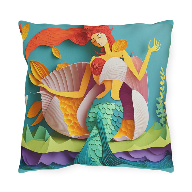 Charming Mermaid Outdoor Pillows