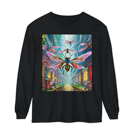 Neon Swarm Long Sleeve T-Shirt
