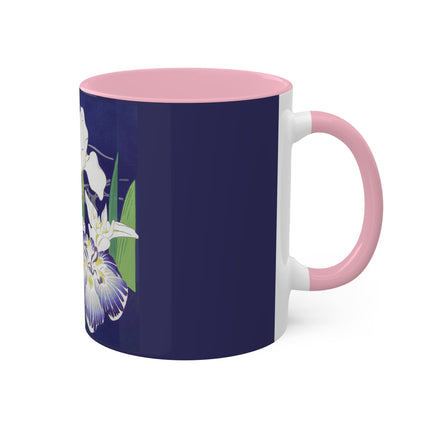 Irises by Kogyo Tsukioka Colorful Mugs, 11oz