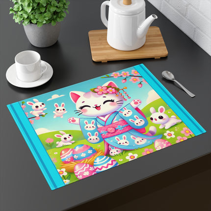 Springtime Kitten’s Easter Joy Placemat, 1 pc