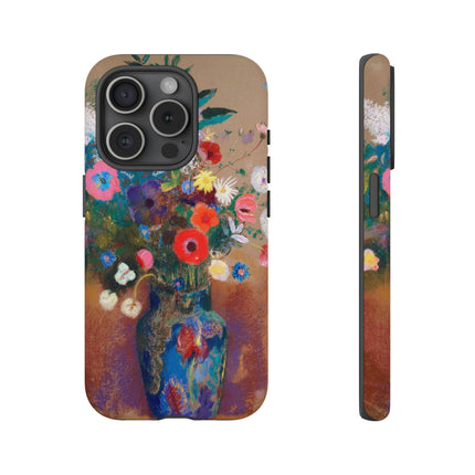 Bouquet of Flowers by Odilon Redon Phone Cases