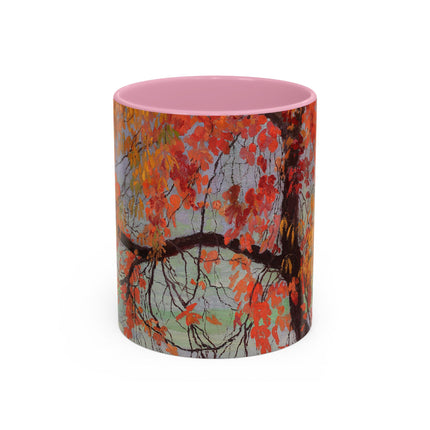 Autumn leaves by Edward Okuń Colorful Mugs (11oz, 15oz)