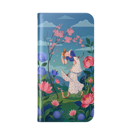 🌸🌿 The Garden Hide-And-Seek Flip Case – Art Deco Floral Whimsy
