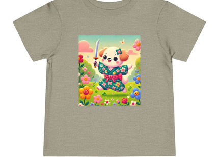 Blossom Pup’s Joyful Journey Toddler Short Sleeve Tee