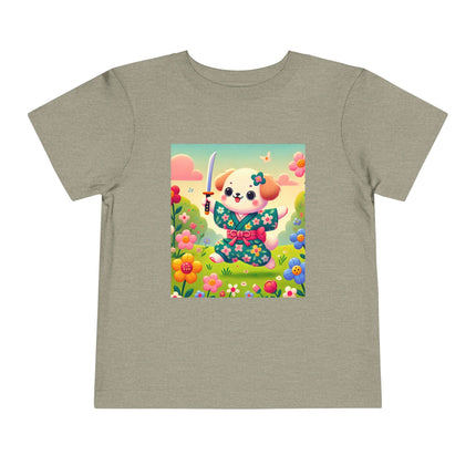 Blossom Pup’s Joyful Journey Toddler Short Sleeve Tee