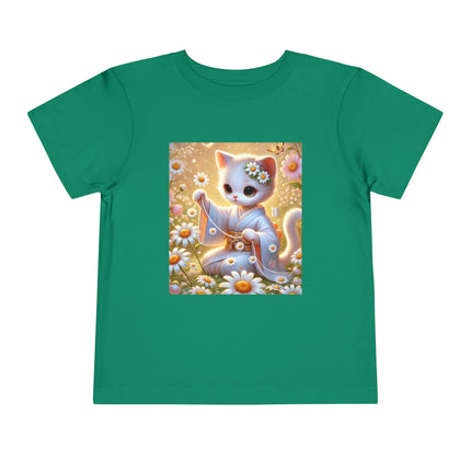 Daisy Chain Whimsy Toddler Short Sleeve Tee