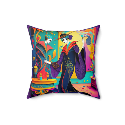 Phantoms of Elegance Spun Polyester Square Pillow
