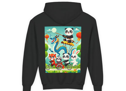 Rolling Along Together Youth Heavy Blend Hooded Sweatshirt