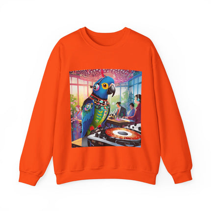 Parrot DJ Unisex Heavy Blend™ Crewneck Sweatshirt