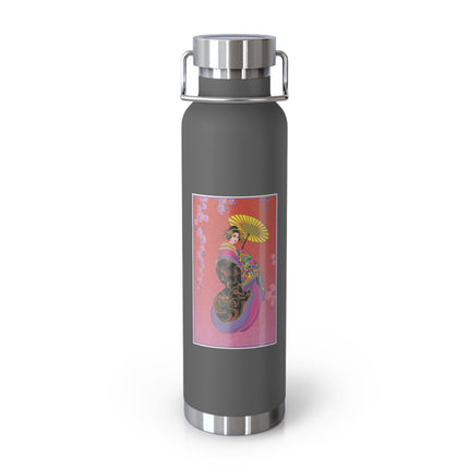 Enchanting Geisha Copper Vacuum Insulated Bottle, 22oz