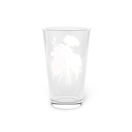 Carnation Botanical Illustration by Pierre-Joseph Redouté Glass, 16oz