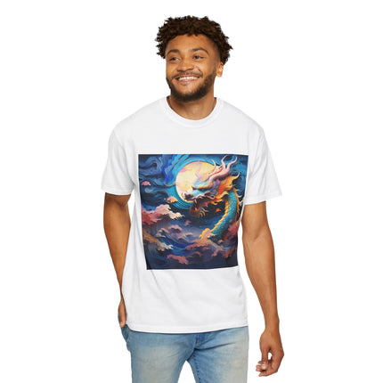 A Dragon's Ascent Unisex Garment-Dyed T-shirt