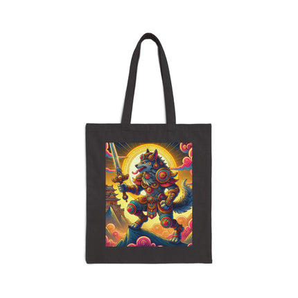The Wolverine Vanguard Cotton Canvas Tote Bag – Untamed Strength & Fearless Resolve